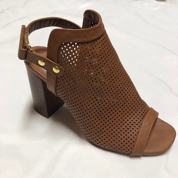 Steven By Steve Madden Shoes - Steven by Steve Madden Perforated Peep Toe Booties